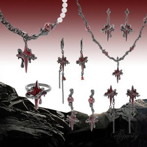 Red Four-pointed Star Series