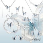 Blue Butterfly Jewelry Series
