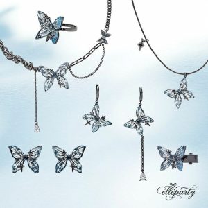 Blue Butterfly Jewelry Series