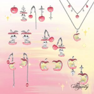 Red Apple Bunny Jewelry Series