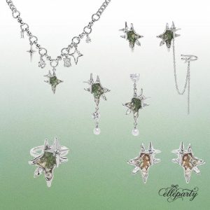 Green Four-Point Star Series