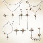 Four-Pointed Star Jewelry Series
