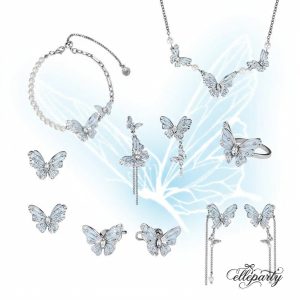 Blue Butterfly Jewelry Series