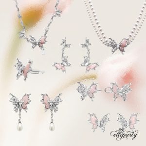 Pink Butterfly Jewelry Series