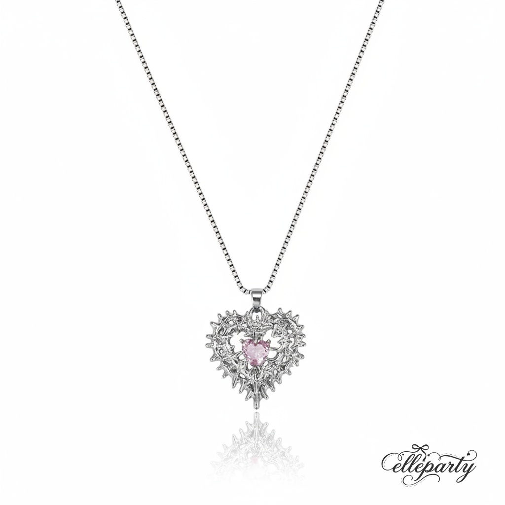 Spiked Pink Heart Jewelry Series - Image 3