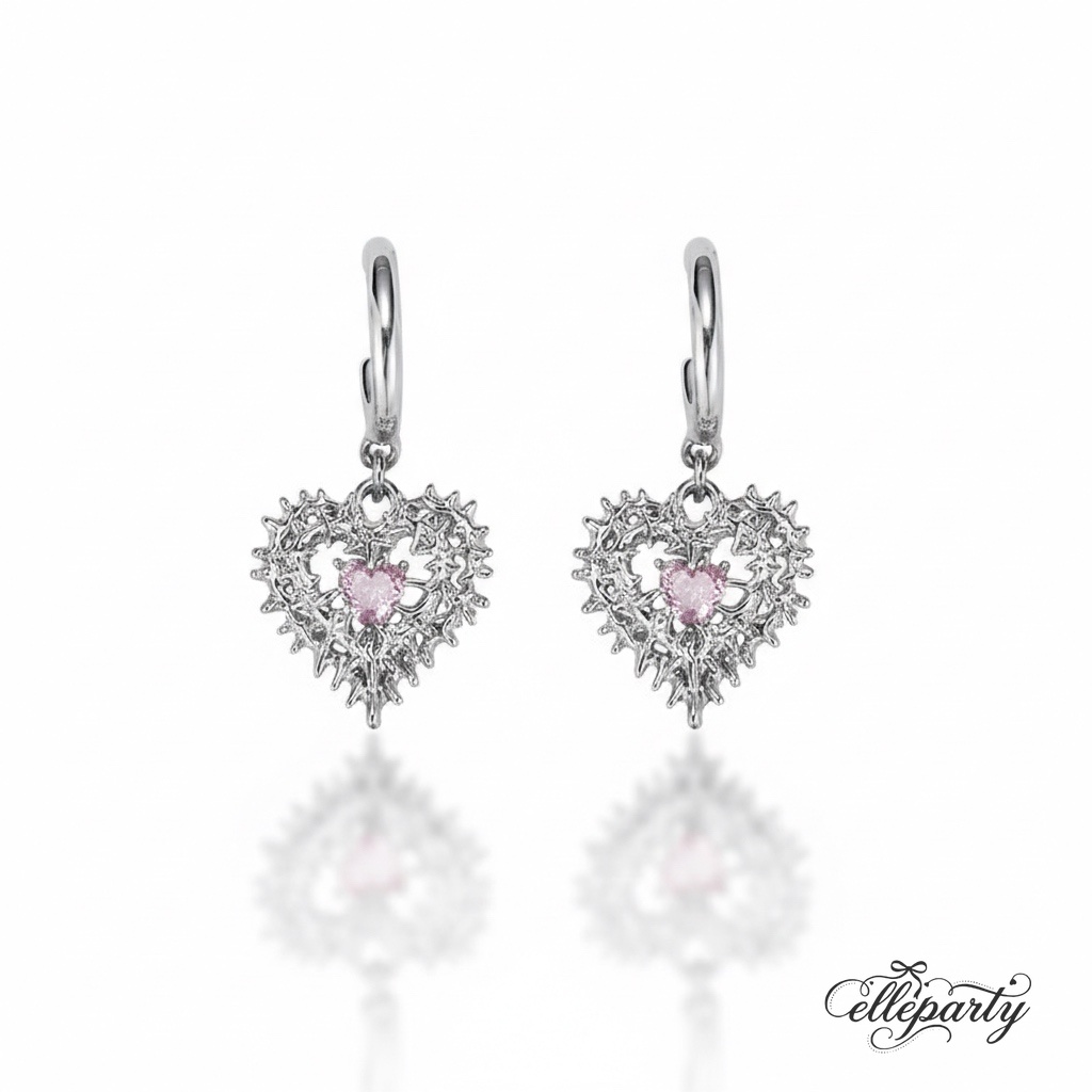Spiked Pink Heart Jewelry Series - Image 6