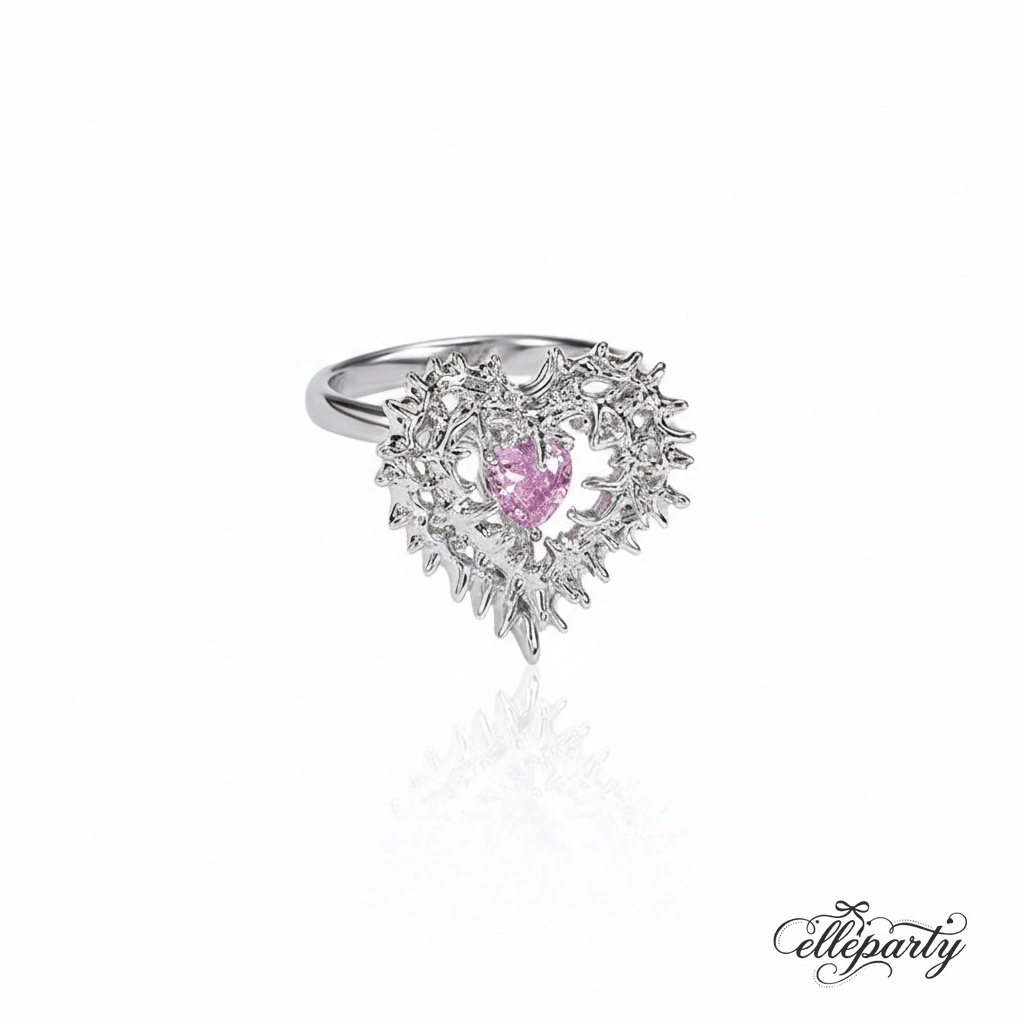 Spiked Pink Heart Jewelry Series - Image 4
