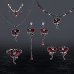 Wine Red Heart Snake Series