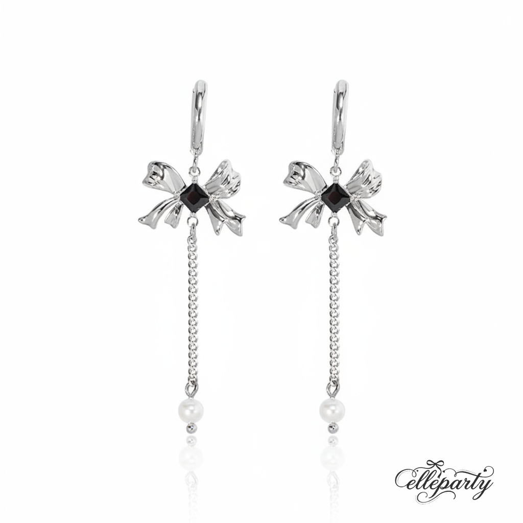 Black Glass Bow Jewelry Series - Image 8
