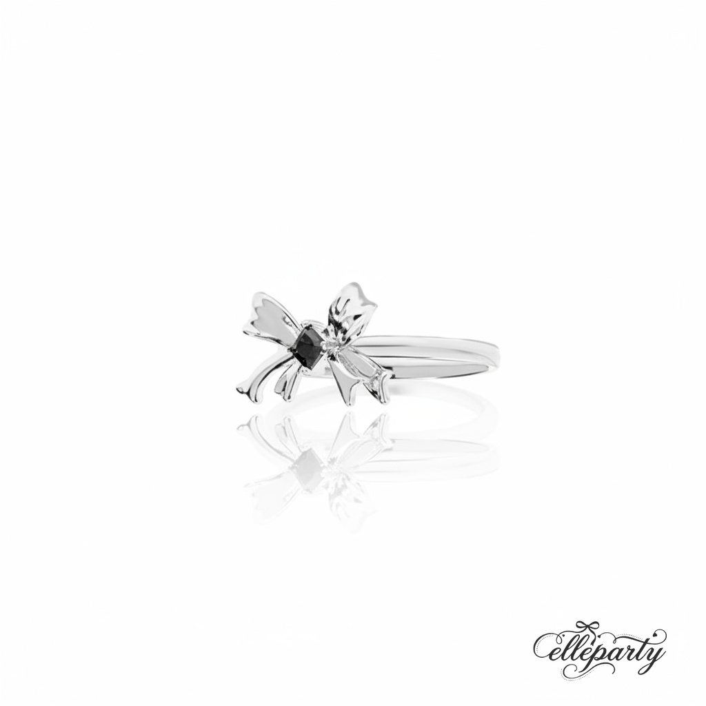 Black Glass Bow Jewelry Series - Image 4