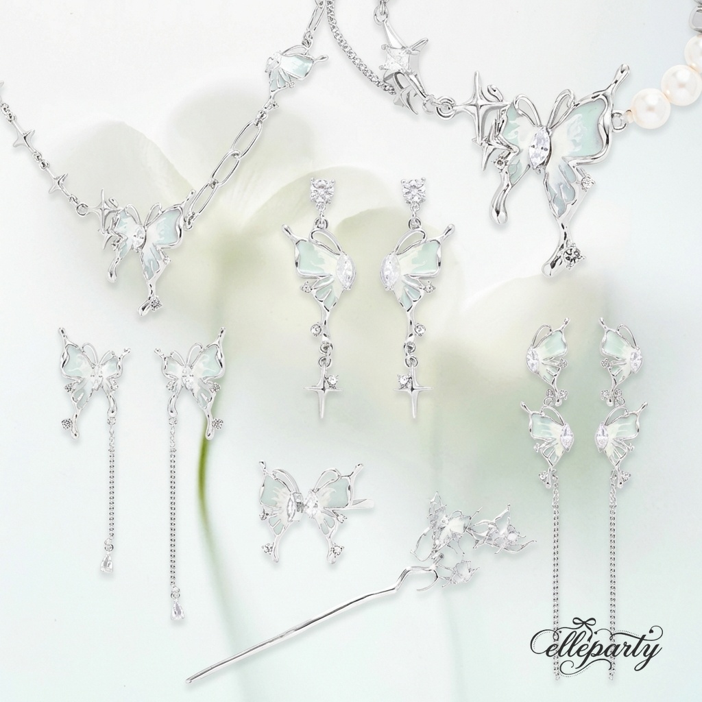 Mint Butterfly Jewelry Series