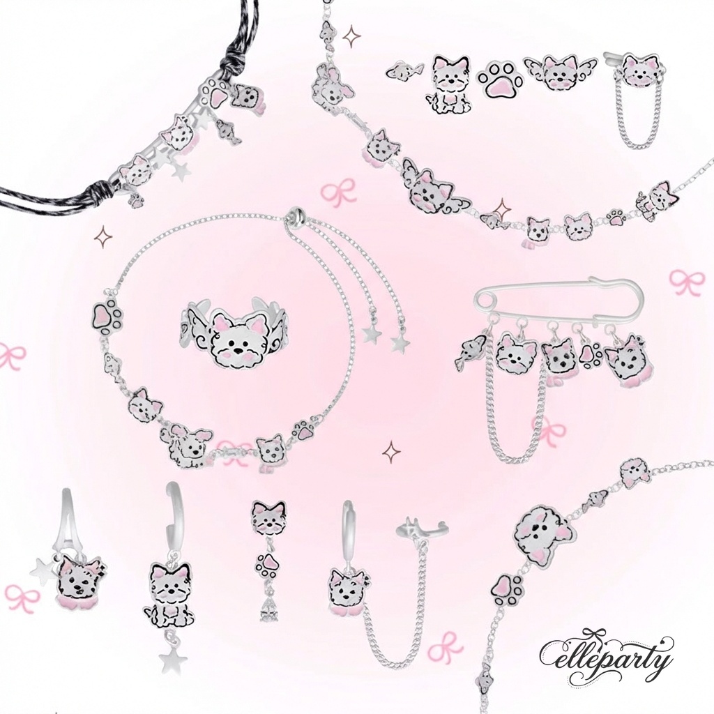 Cartoon Puppy Jewelry Series
