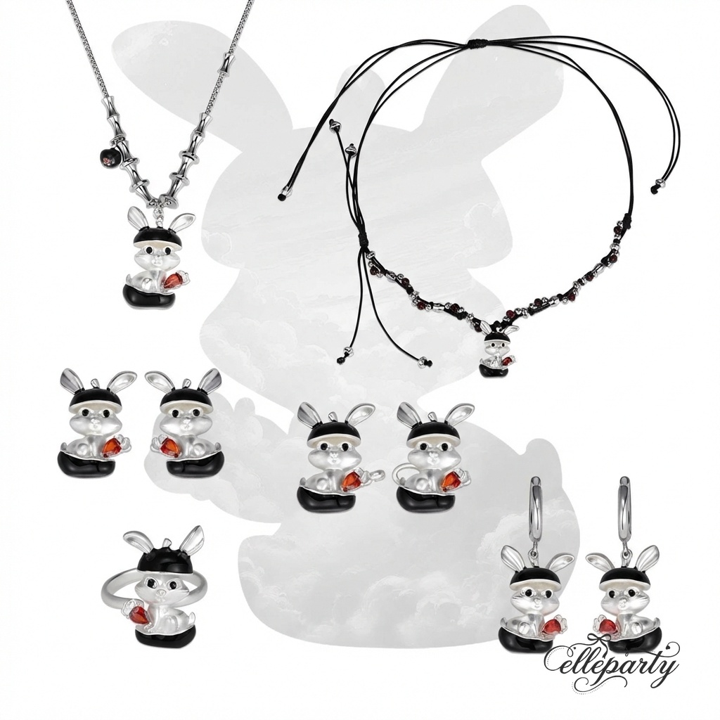 Black Apple Rabbit Jewelry