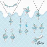 Blue Ice Cream Jewelry Series