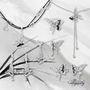 Black Butterfly Jewelry Series