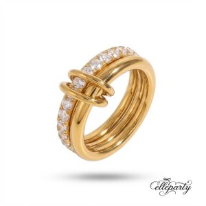 Elegant Layered Sparkle Ring