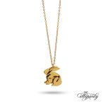 Playful Sculptural Bunny Necklace
