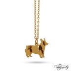 Playful Corgi Pendant Necklace