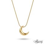 Minimalist Crescent Moon Necklace