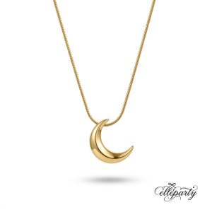 Minimalist Crescent Moon Necklace