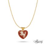 Sweet Heart Unicorn Necklace