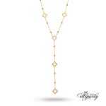 Elegant Clover Y-Chain Necklace