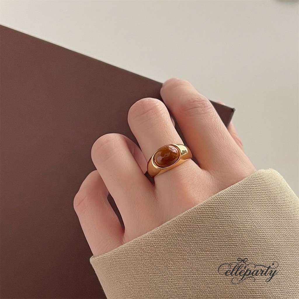Mixed Metal Gemstone Ring Collection - Image 2