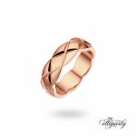 Minimalist Quilted Textured Ring
