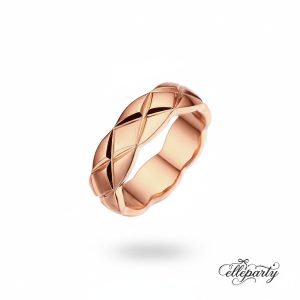 Minimalist Quilted Textured Ring