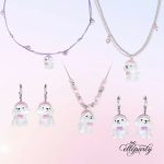 Sweet Puppy Charm Jewelry Set