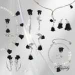 Vintage Black Rose Jewelry Collection