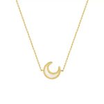 Minimalist Crescent Moon Necklace