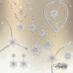 Elegant Snowflake Pearl Jewelry Set