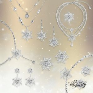 Elegant Snowflake Pearl Jewelry Set