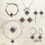 Vintage Flower Jewelry Set