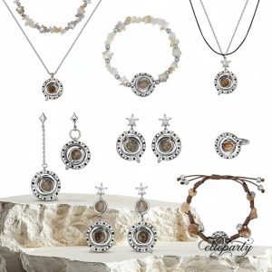 Celestial Star Track Jewelry Set