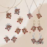 Playful Hedgehog Charm Jewelry Set
